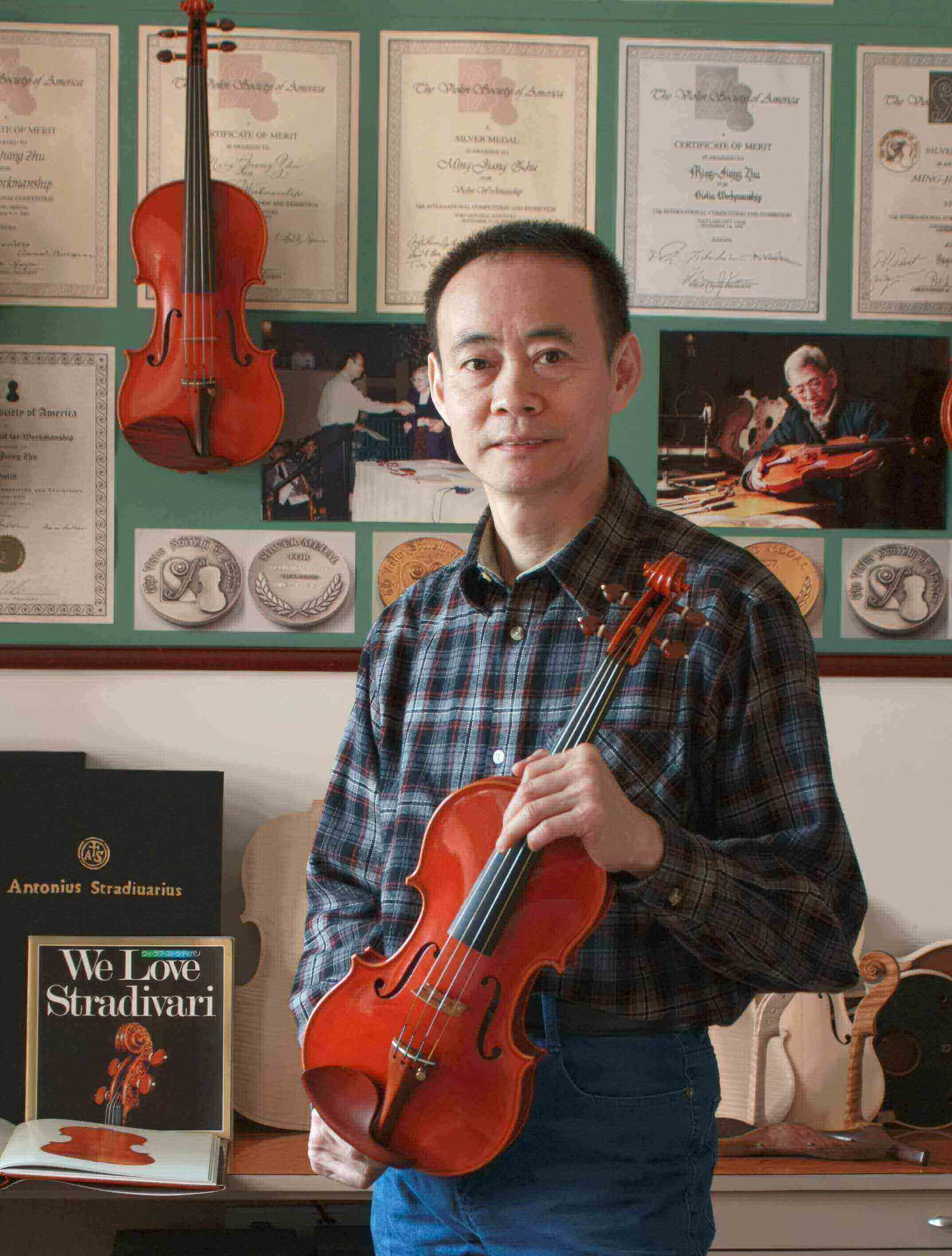 Master Violin Maker at Work