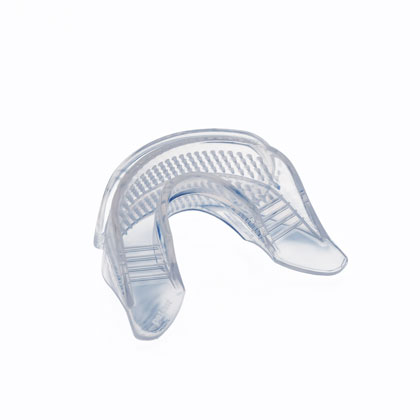 Silicone mouth tray with bristles (Model 5)