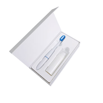 Whitening toothpaste and toothbrush kit